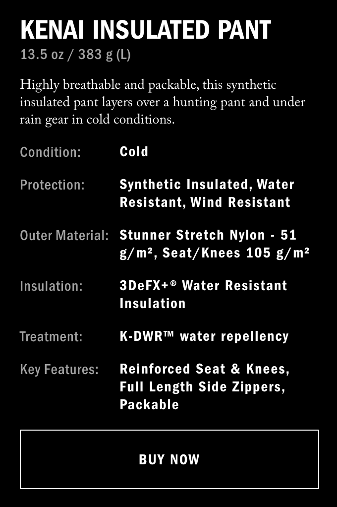 kenai insulated pant review